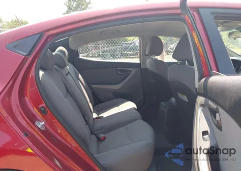 2016 Hyundai Elantra Se from USA, damaged, VIN 5NPDH4AE4GH653200